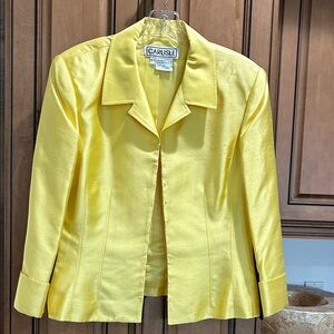 Carlisle Bright Yellow Women's Tailored Blazer
